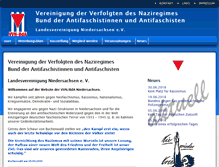 Tablet Screenshot of niedersachsen.vvn-bda.de